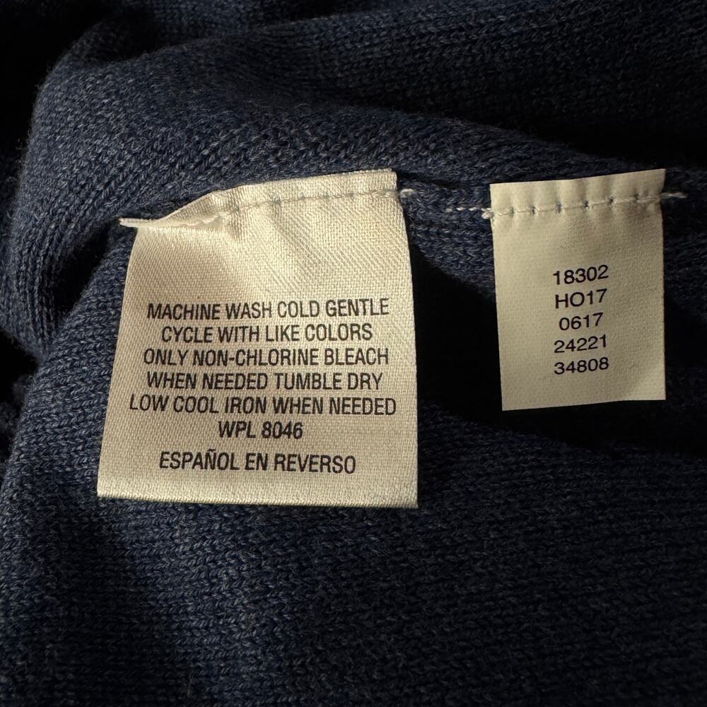 Alfani Mens Medium Sweater Pullover Crew Neck Stretch Long Sleeve Lake Heather - Picture 4 of 4